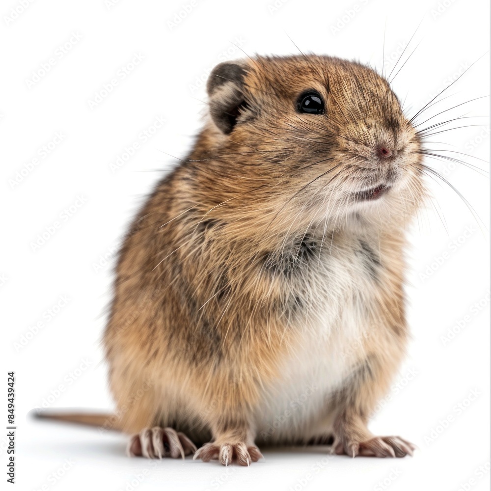 Lemming isolated on white background Lemming isolated on white background