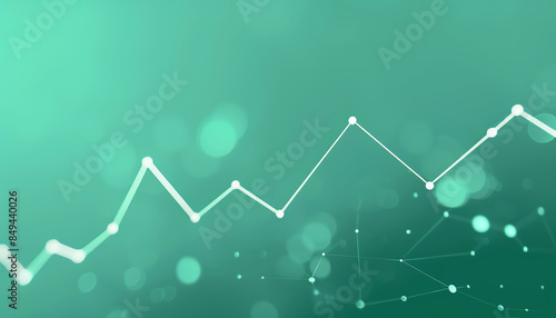 Professional, minimalist presentation slide with a subtle background pattern. Include a data chart with the following parameters: