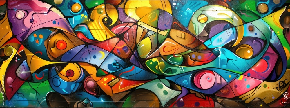 Peace street art graffiti colorful Peace street art graffiti colorful