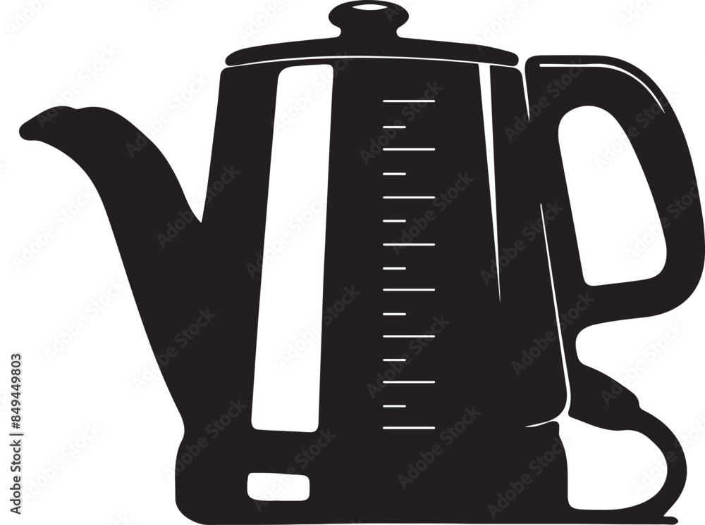 The water heater kettle vector Silhouettes art illustration The water heater kettle vector Silhouettes art illustration