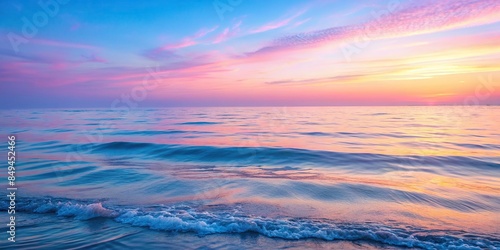 Serenity of dawn with pastel waves and gentle gradients , pastel, serenity, dawn, waves, gentle, gradients, peaceful, tranquil © wasana