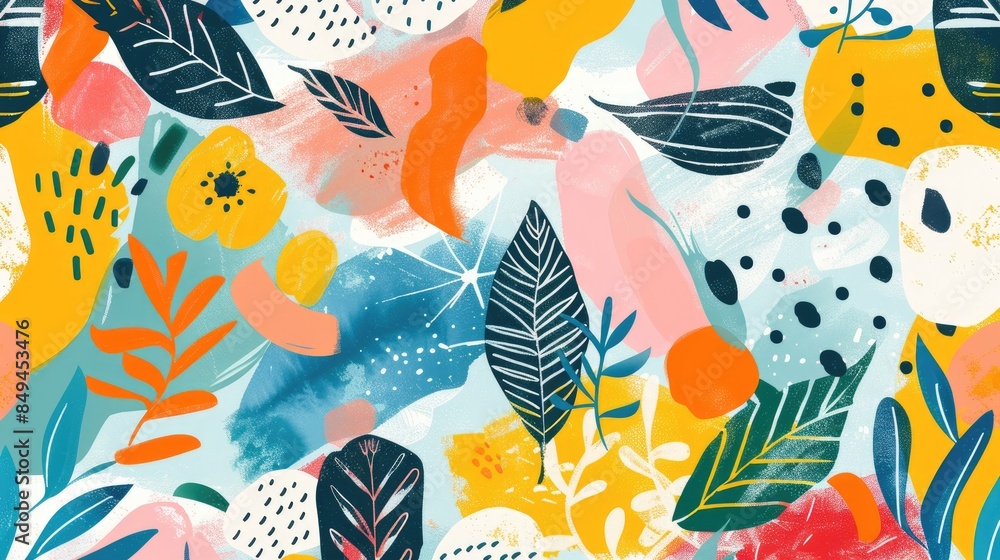 abstract summer artistic illustration pattern abstract summer artistic illustration pattern