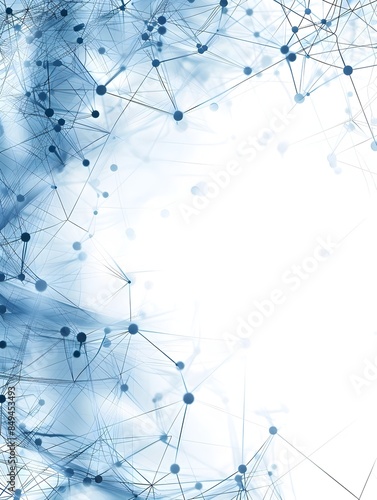 Abstract business technology background with interconnected lines and nodes,creating a futuristic digital network or communication system concept.