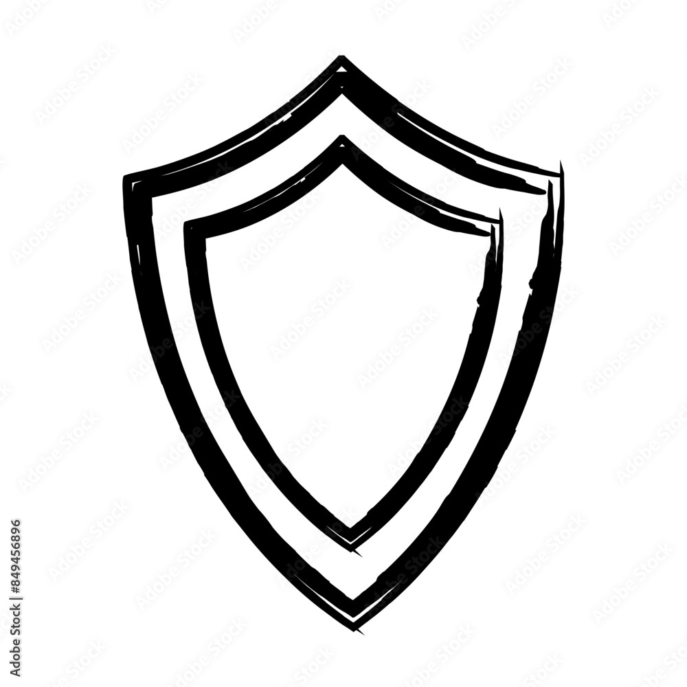 © TukTuk Design - Frame shield texture element, outline border grunge shape icon, decorative doodle for design in vector illustration © TukTuk Design - Frame shield texture element, outline border grunge shape icon, decorative doodle for design in vector illustration