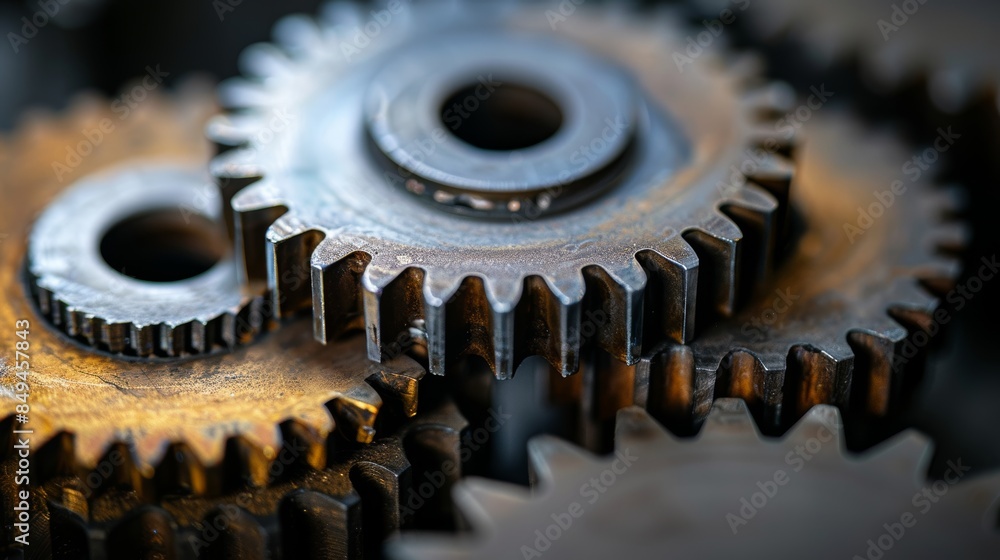 A close-up of two interconnected gears in motion, symbolizing collaboration, teamwork, and the seamless joining of efforts. A close-up of two interconnected gears in motion, symbolizing collaboration, teamwork, and the seamless joining of efforts.