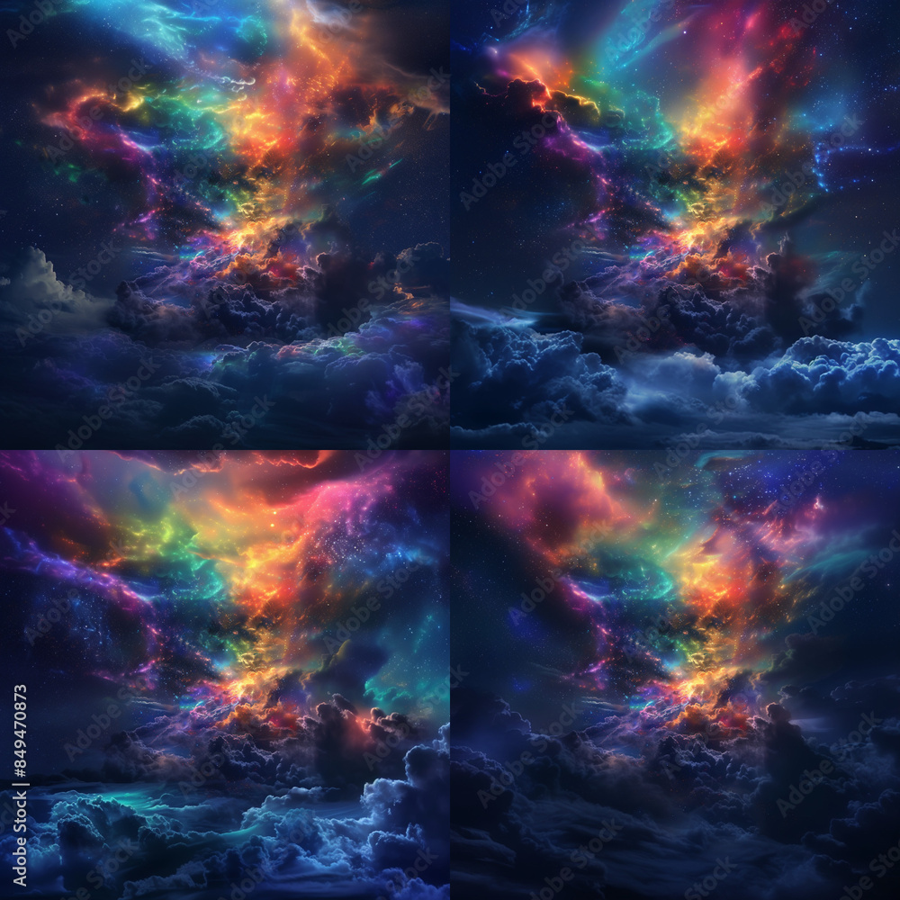 Fototapeta premium lights of space