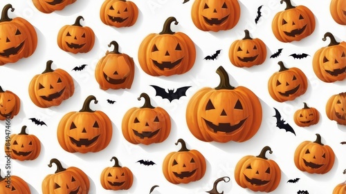 Pumpkins, Ghost, Spider Labs, halloween Background