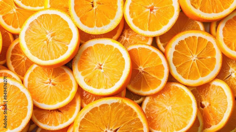 Background of sliced fresh sweet oranges Background of sliced fresh sweet oranges