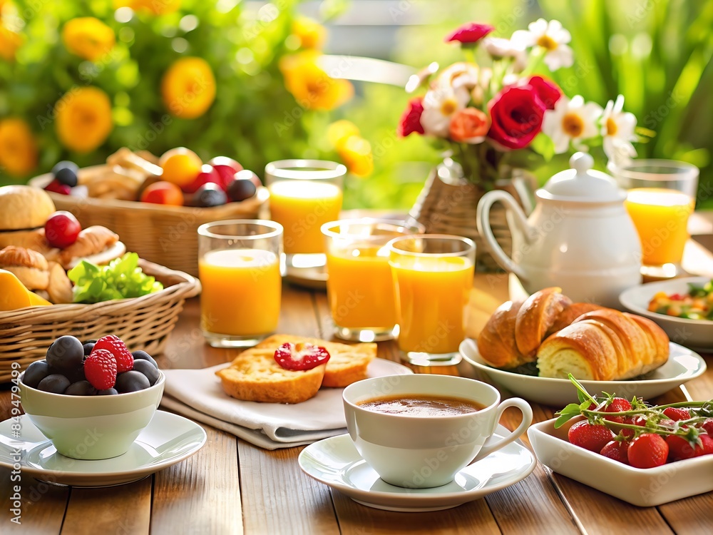 Breakfast on the Patio. Breakfast on the Patio.