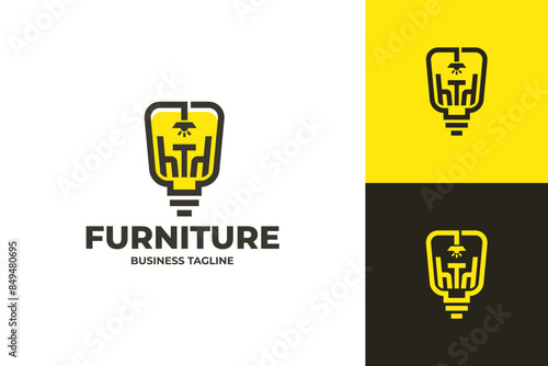 smart furniture logo vector