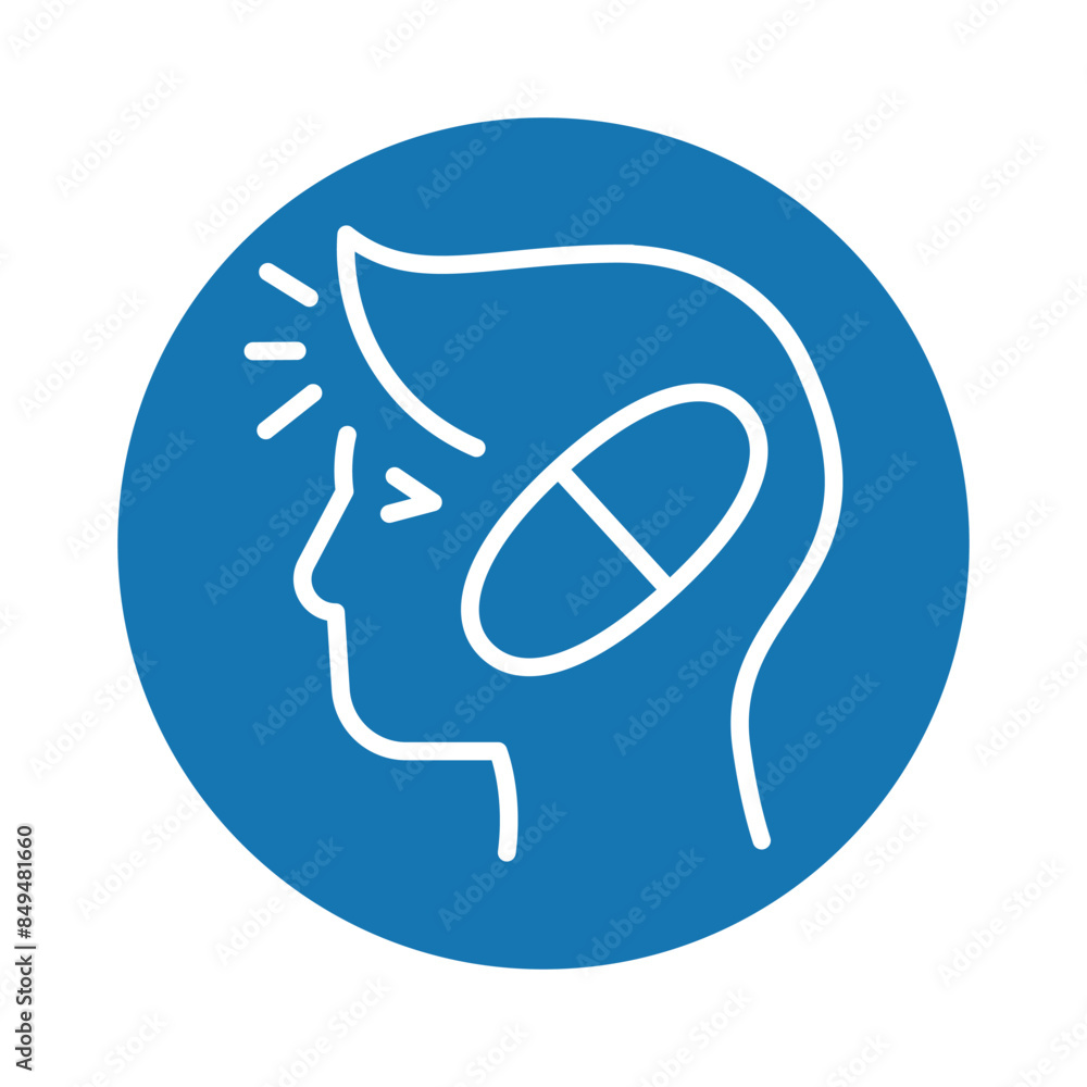 Antipsychotics line black icon. Vector isolated button. Antipsychotics line black icon. Vector isolated button.