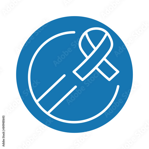 Antineoplastics line black icon. Vector isolated button.