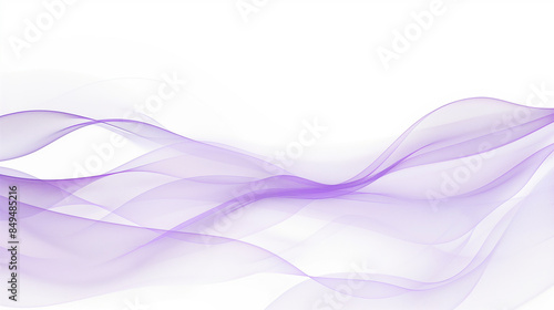 Background with purple waves. Gradient wallpaper and floor.