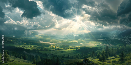A stunning landscape where ...