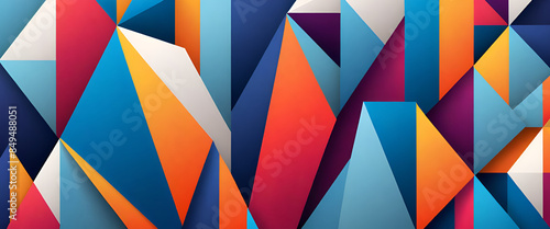 Wallpaper Mural illustrazione con elementi geometrici a tema astratto contemporaneo Torontodigital.ca