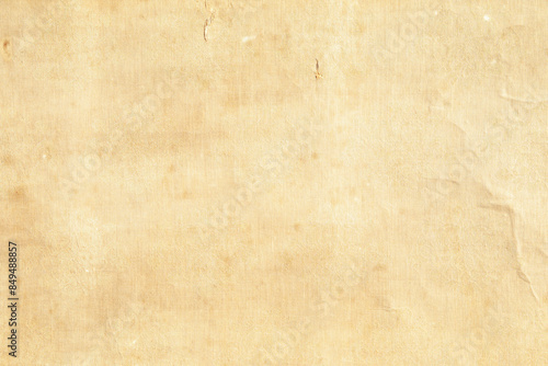 yellowed brown canvas paper texture with stains