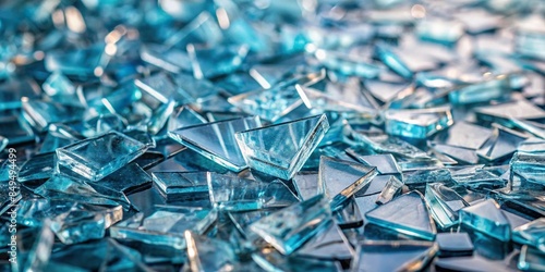 Wallpaper background featuring glass shards on flat surface, shards, broken, sharp, texture, abstract, pattern, shattered