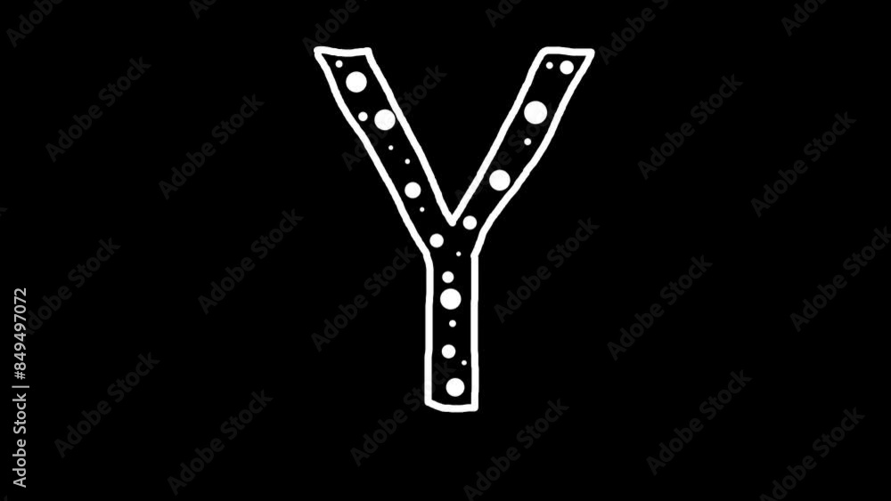 Scribble animated alphabet with alpha channel. Scribble animated alphabet with alpha channel.