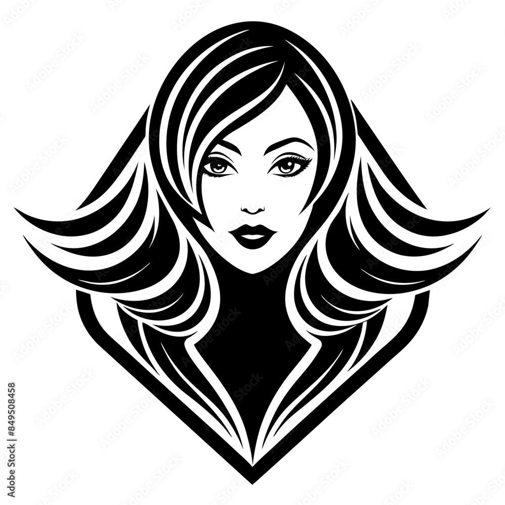 vector-template-abstract-logo-for-woman-salons-and vector-template-abstract-logo-for-woman-salons-and