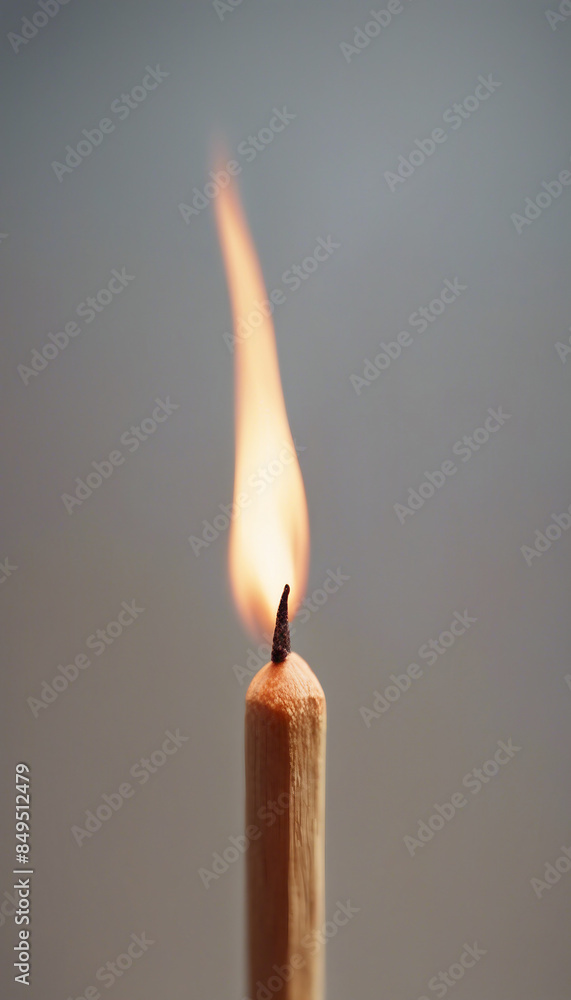 Matchstick Igniting Close-up Shot Matchstick Igniting Close-up Shot