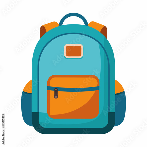 Backpack Vector Illustration Icon