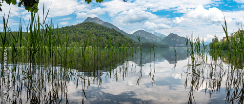 фотографія Salzkammergut, Österreich: Panorama des Fuschlsees