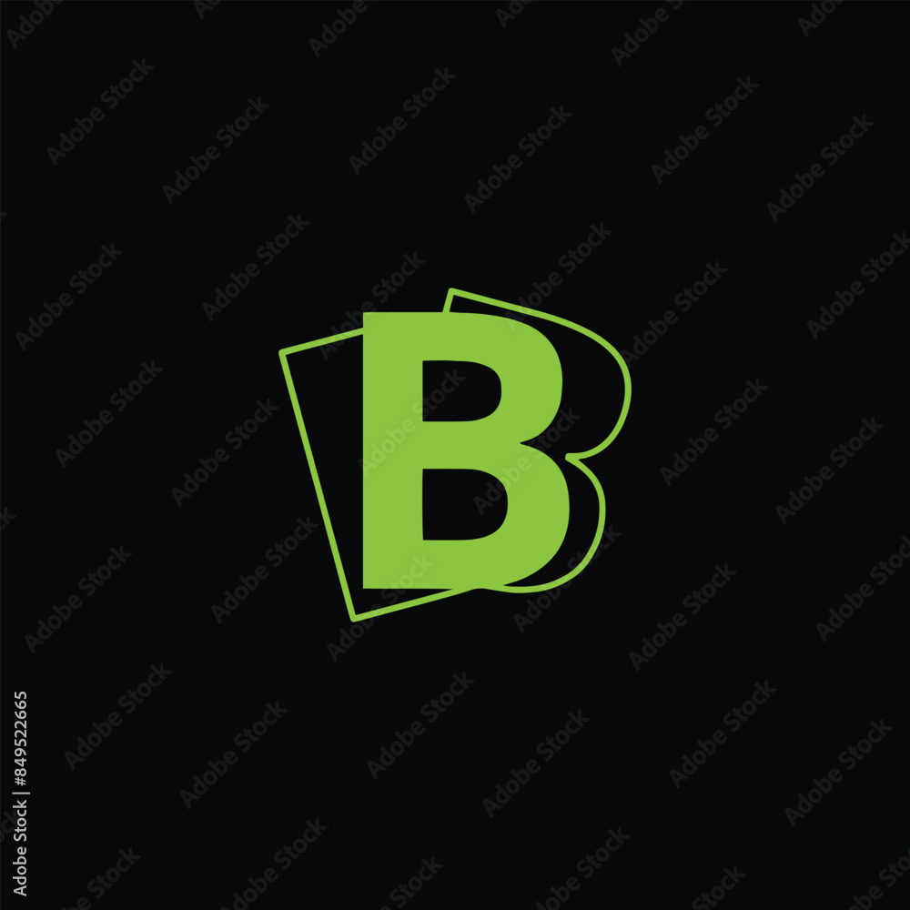 b text logo design vector b text logo design vector