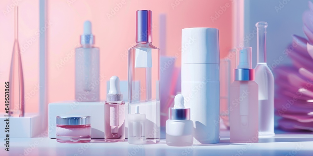 Bottles on table Bottles on table