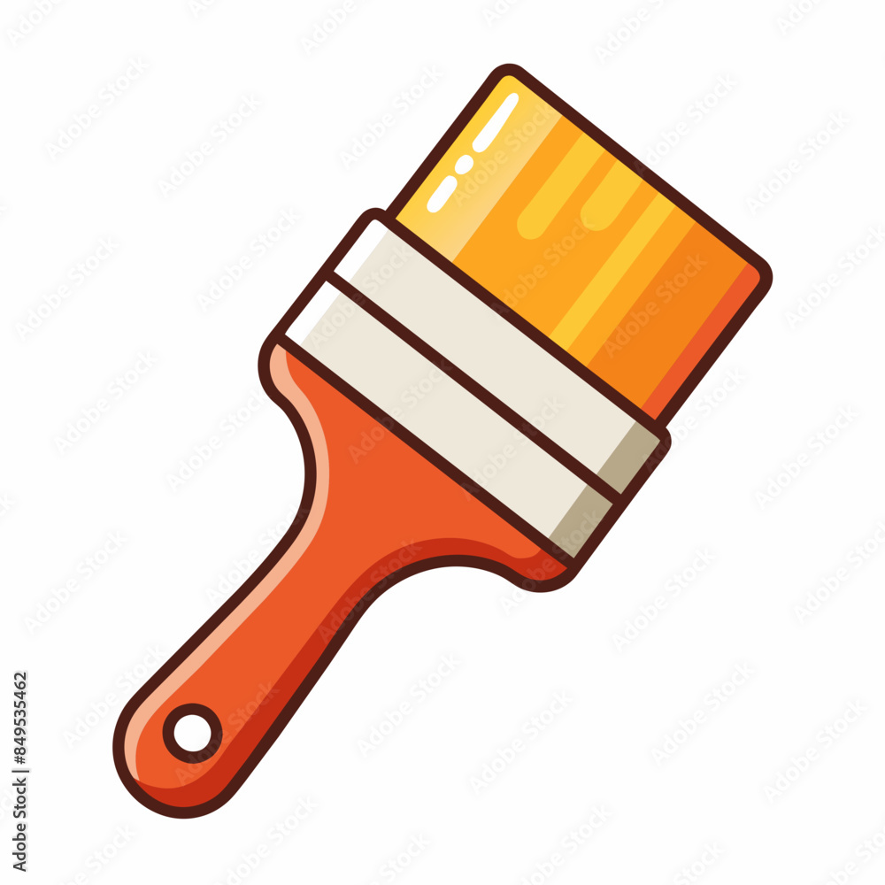 Paintbrush Vector Illustration Icon Paintbrush Vector Illustration Icon