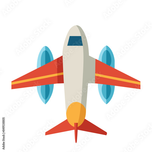 Airplane Vector Illustration Icon