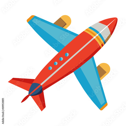 Airplane Vector Illustration Icon