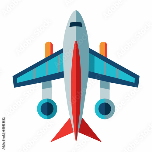 Airplane Vector Illustration Icon