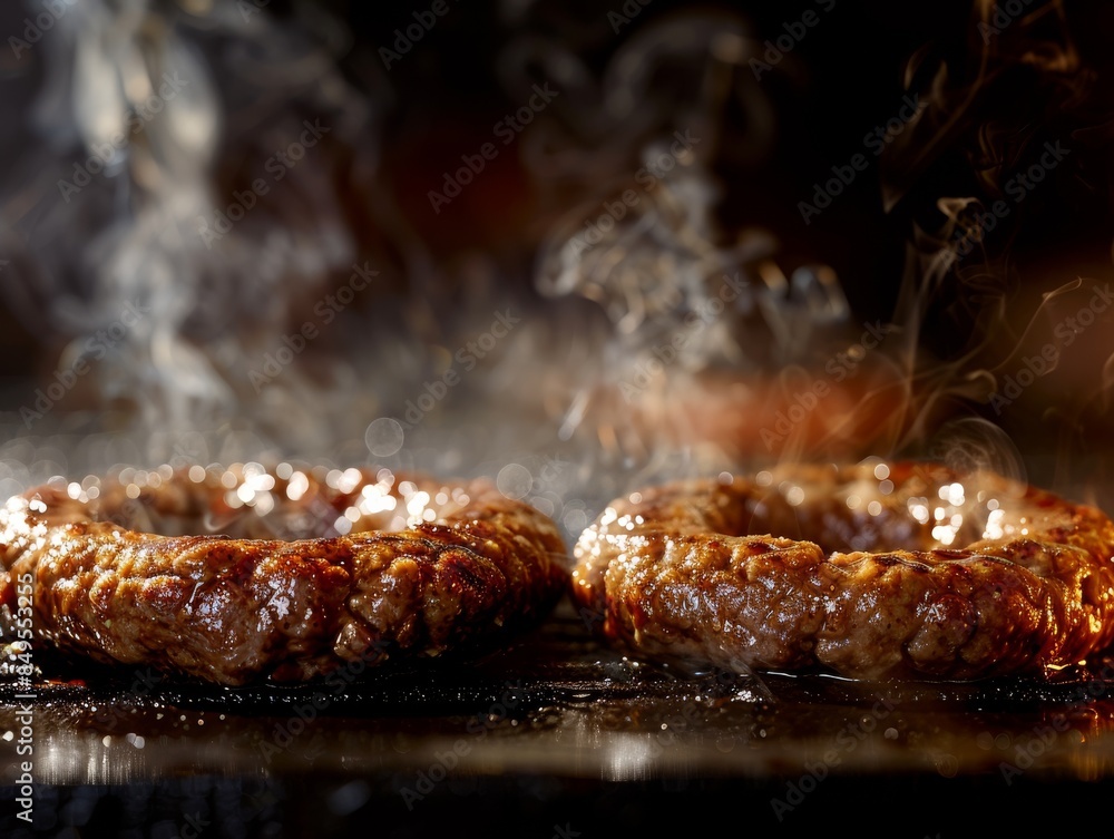 A barbecue with grills in summer A barbecue with grills in summer