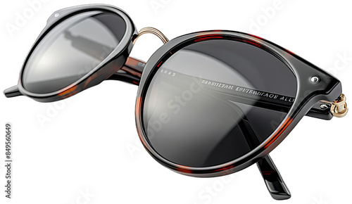 pair of sunglasses on a white background