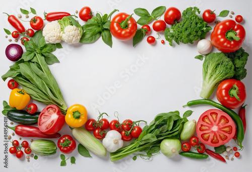 Fresh and Delicious Vegetables: A Harvest of Healthy Ingredients © SR07XC3