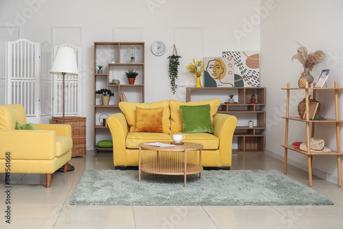 Interior of living room wit...