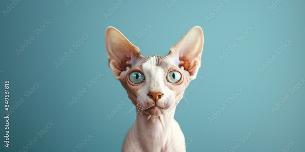 Fototapeta premium Cat with blue eyes