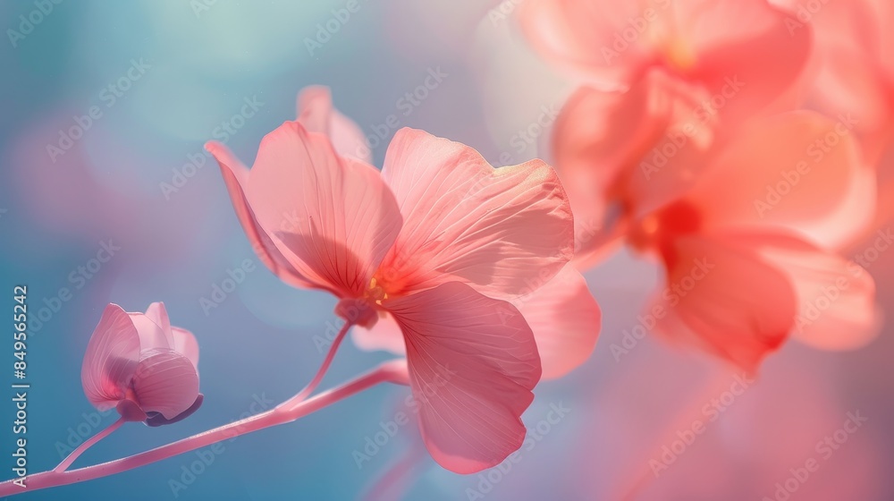 Soft, blurred background illumination Soft, blurred background illumination