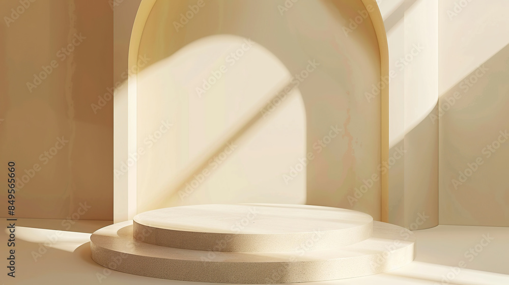 Minimalist Studio Product Display with Natural Light Minimalist Studio Product Display with Natural Light