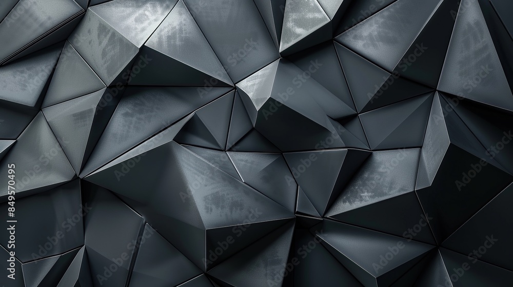 Abstract Geometric Black and White Triangles Abstract Geometric Black and White Triangles