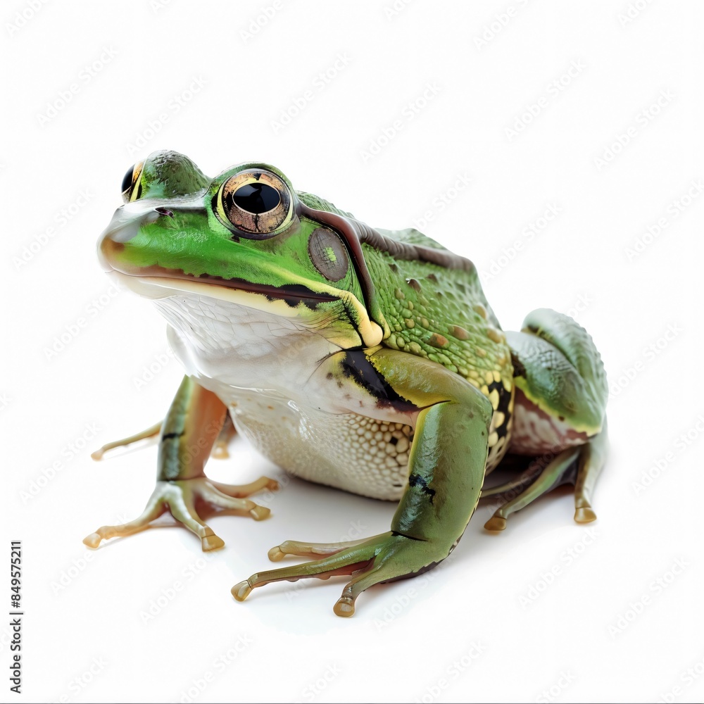 A photo of a frog, isolated on a white background for clear png image A photo of a frog, isolated on a white background for clear png image