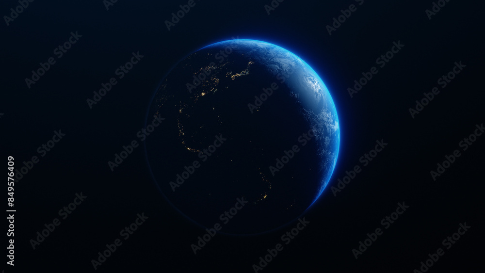 Planet Earth from outer space.