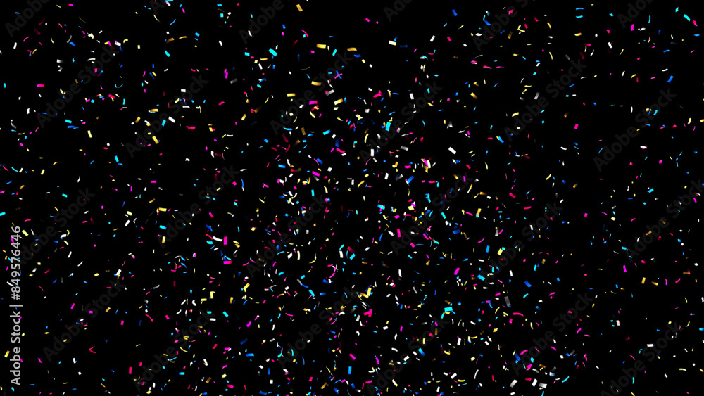 Confetti explosion. Golden falling festive particles Confetti explosion. Golden falling festive particles