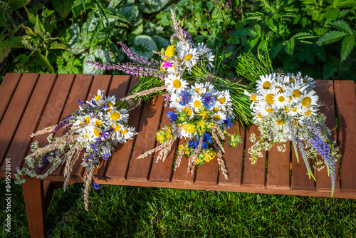 Wallpaper Mural bouquet of various wild flowers Torontodigital.ca
