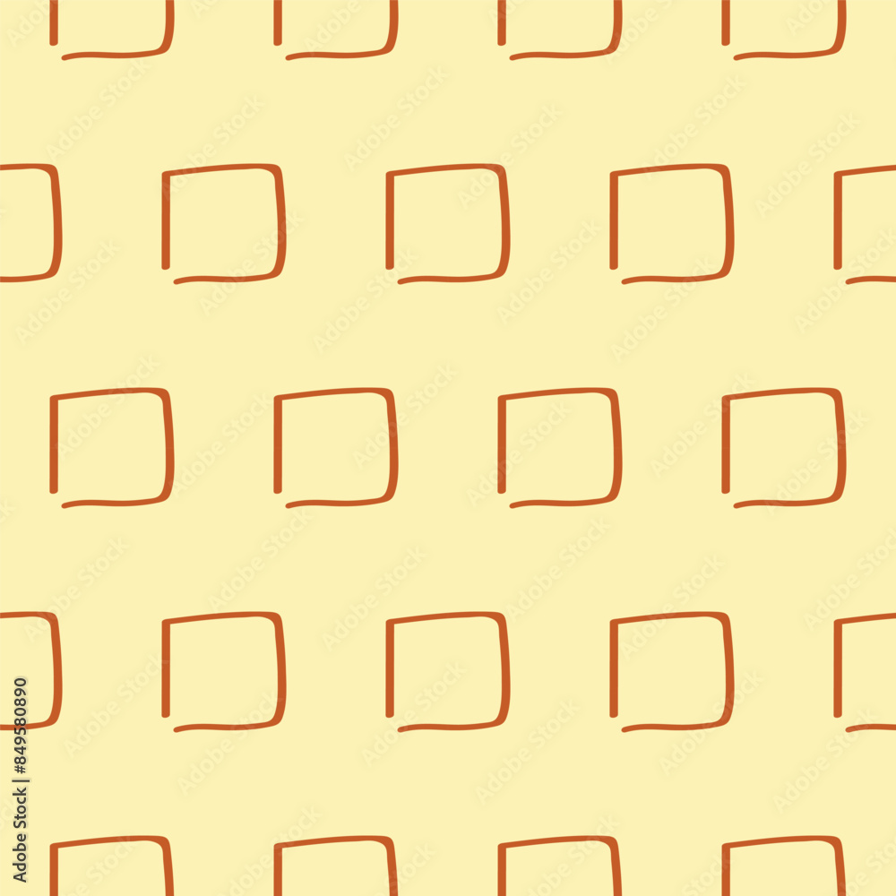 Hand drawn seamless patter of squares Hand drawn seamless patter of squares