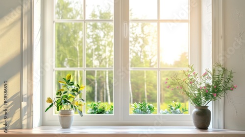 modern interior living room illustration window view © marco