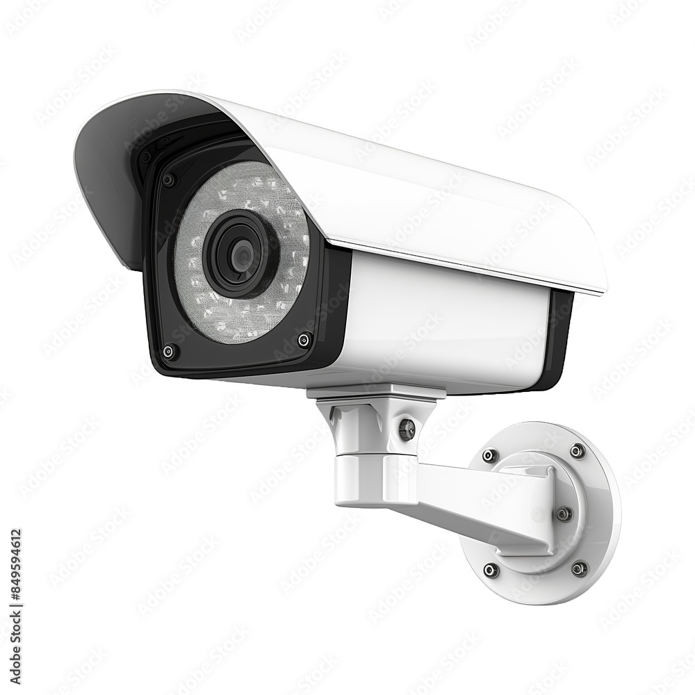 CCTV security camera on transparent background CCTV security camera on transparent background
