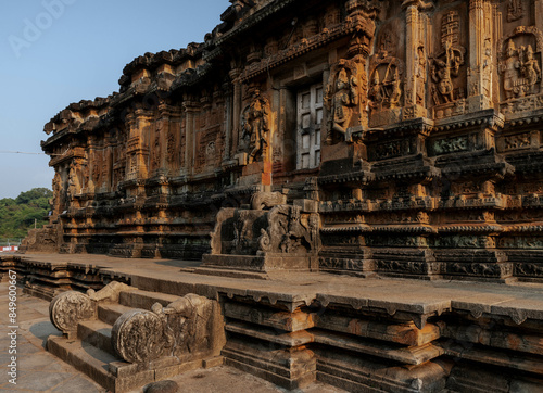 Sri Sharadamba Temple is a famous Hindu temple dedicated to Goddess Sharadamba in the holy city of Sringeri. Karnataka, India.