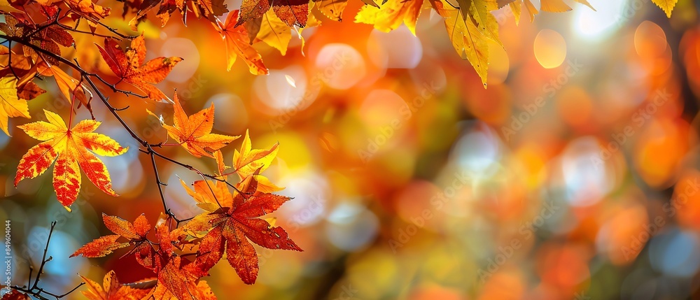 Colorful foliage in a serene autumn park Beautiful display of fall colors in a peaceful park setting Colorful foliage in a serene autumn park Beautiful display of fall colors in a peaceful park setting