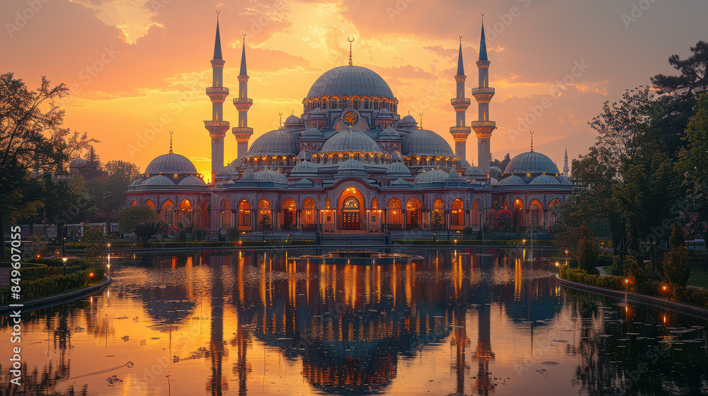 Obraz premium beautiful ankara in turkey created with Generative AI technology